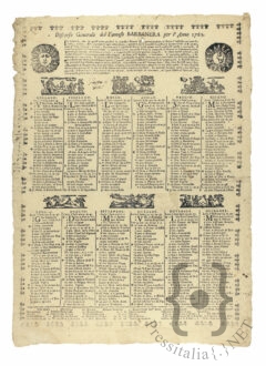 Calendario 1762