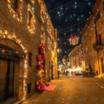 Corinaldo addobbato a tema nataliazio